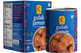 Bhikharam Chandmal Gulab Jamun Tin – 1Kg (1 Kg Pack Of 1)