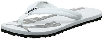 Puma Unisex-Adult Epic Flip V2 White-Black Sandal-5 Uk (36024808)