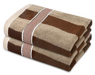 Kuber Industries Cotton 2 Pieces Luxurious, Soft, 100% Cotton Towel, 30″X60″ (Brown)-Kubmart16052