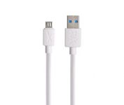 Flix (Beetel) Usb To Micro Usb Pvc Data Sync & 2A Fast Charging Cable, Made In India, 480Mbps Data Sync, Solid Cable, 1 Meter Long Usb Cable For Micro Usb Devices (White)(Xcd-M11)