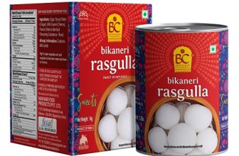 Bhikharam Chandmal – Indian Sweets Rasgulla – Bikaneri Rasgulla Sweet Mithai Tin 1Kg (Pack Of 2)