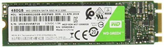 Western Digital Wd Green M.2 Ssd, 550Mb/S R, 3 Y Warranty, 480Gb