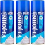 Vi-John Shaving Foam For All Skin Types (400 Gm Each) | Pack Of 3(1200 G)