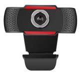 Techly(Designed In Italy) 1080P Hd Usb Webcam With Noise Reduction Mic, Auto Focus Wide Angle View For Pc, Desktop, Mac, Skype, Youtube, Zoom, Video Calling Web Camera – Black