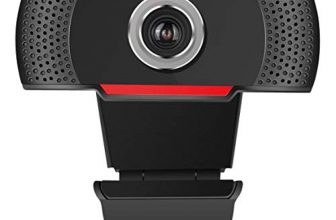 Techly(Designed In Italy) 1080P Hd Usb Webcam With Noise Reduction Mic, Auto Focus Wide Angle View For Pc, Desktop, Mac, Skype, Youtube, Zoom, Video Calling Web Camera – Black