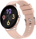 (Renewed) Zebronics Zeb-Fit2220Ch Smart Fitness Band, 2.5D Curved Glass Full Touch Display, Spo2, Bp & Heart Rate Monitor, Ip68 Water Resistant, 8 Sports Mode (Gold Rim + Rose Gold Strap)