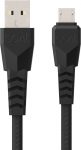 Boat 50 1.5 M Micro Usb Cable(Compatible With Mobile, Tablet, Bt Speakers, Powerbank, Game Consoles, Black)