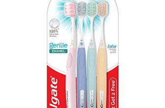 Colgate Gentle Enamel Ultra Soft Bristles Toothbrush, 4 Pcs (Buy2 Get 2), Soft Bristles For Enamel Care