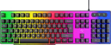 Flipkart Smartbuy Pk-29 Led Backlit With Mechanical Switch Feeling Wired Usb Gaming Keyboard(Black)