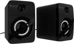 Quantum Qhm 690 Portable Laptop/Desktop Usb 2.0 Powered Multimedia Speaker With Aux Input Deep Bass, 3.5Mm Audio Input 6 W Laptop/Desktop Speaker(Black, 2.0 Channel)