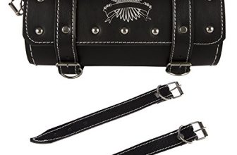 Autofy Silver Eagle/Hawk Print Universal Side Bag/Saddle/Travel Bag/Carrier For All Bikes (Black)