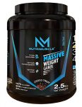 Nutrimuscle Massive Weight Gainer – 2.5 Lbs – 1.134 Kgs – Choco Treat Flavour – For Muscle And Mass Gain – Made In India