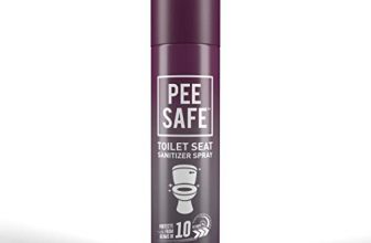 Pee Safe Toilet Seat Sanitizer Spray (300Ml) – Lavendar | Reduces The Risk Of Uti & Other Infections | Kills 99.9% Germs & Travel Friendly | Anti Odour, Deodorizer