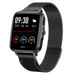 Helix By Timex Smart 2.0 Large 1.55″ Display Full Touch Smart Watch With Continuous Body Temperature Monitor, Ip68(Dustproof And 3M Water Resistant), Hrm, Sleep And Activity Tracking, 10 Sports Modes And Up To 15 Days Of Battery Life
