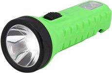 Akari Torch C797S -Ak Rechargeable 5W Laser Led, 50 Lumens Powerful Handy Torch With Additional Emeregency Light 2 Ultra Bright Smd On Side Col Green, Blue,Red,Yellow, Any 1 Col, 1 Pc