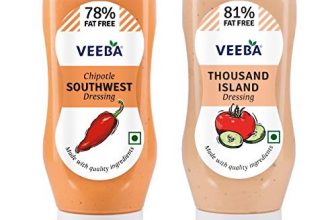 Veeba Salad Dressings Combo – Chipotle Southwest, 300G And Thousand Island Dressing, 300G – Pack Of 2