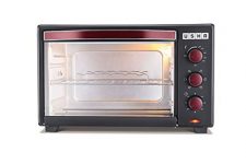 Usha 3635Rc 35L Oven Toaster Grill With Rotisserie And Convection For 360 Degree Even Cooking, 1600 W, 6 Mode Heating Function(Wine & Matte Black)