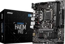 Msi H410M Pro Matx Motherboard (10Th Gen Intel Core, Lga 1200 Socket, Ddr4, Usb 3.2 Gen 1, Intel Gigabit Lan, Vga/Dvi-D/Hdmi)