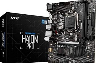 Msi H410M Pro Matx Motherboard (10Th Gen Intel Core, Lga 1200 Socket, Ddr4, Usb 3.2 Gen 1, Intel Gigabit Lan, Vga/Dvi-D/Hdmi)