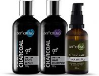 Skinatura Bathing Edition, Activated Charcoal Body Wash, Shampoo & X-Tenso Hair Serum, 450G