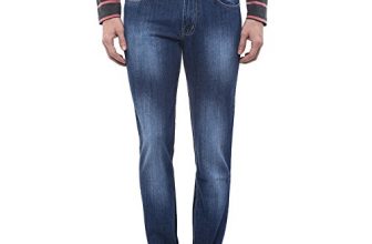 American Crew Men’S Dark Blue Straight Fit Jeans – 30 (Acjn124-30)