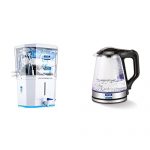 Kent Supreme Lite 2020 (11110), Wall Mountable, Ro + Uf + Tds Control, 8 L Tank, White, 20 Lph Water Purifier & Kent 16023 1500-Watt Electric Kettle (Transparent)