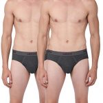 Levi’S Men’S 100 Ca Regular Fit Solid Brief (Pr80046, Dk. Grey Melange_L)