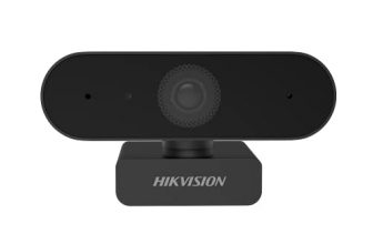 Hikvision Ds-U02 1080P Webcam, Wide Angle Without Distortion, Noise Reduction, Plug And Play, Flexible Angle Adjustment, For Zoom/Webex/Skype/Teams/Pc Laptop/Online Classes/Webinar/Conferencing, Black