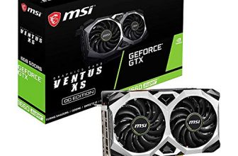 Msi Gaming Geforce Gtx 1660 Super 192-Bit Hdmi/Dp 6Gb Gdrr6 Hdcp Support Directx 12 Dual Fan Vr Ready Oc Graphics Card (Gtx 1660 Super Ventus Xs Oc)