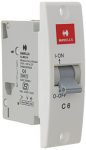 Havells Dhmncspa006 Pvc Plastic 6A Sp C Mini Mcb (White)