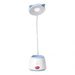 Pigeon Pixo Rechargeable Led Reading Lamps With Flicker-Free Usb Charging Touch 3 Stage Dimming, 14716 (White, Medium)