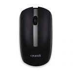 Croma Wireless Mouse, 2.4 Ghz With Usb Nano Receiver, 1000 Dpi Optical Tracking, 15-Months Warranty, Ambidextrous, Pc/Mac/Laptop (Xm5106, Black)