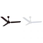 Luminous Morpheus Anti-Rust 1200Mm Ceiling Fan (Brown) & Morpheus Anti-Rust 1200Mm Ceiling Fan (White) Combo