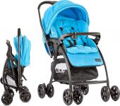 Luvlap Grand Baby Stroller – Sea Green Stroller(3, Blue, Black)