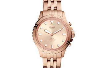 Fossil Fb-01 Hybrid Smartwatch Analog Gold Dial Women’S Watch-Ftw5070