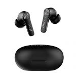 Ptron Basspods P481 Pro Active Noise Cancellation (Anc) Wireless Earphones, Gaming Mode, Transparency Mode, Deep Bass, Touch Control Tws, Bt5.1, Typec Fast Charging & Ipx4 Water-Resistant (Black)