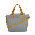 Baggit Spring/Summer 2020 Faux Leather Women’S Tote Handbag (Grey) (Clint)