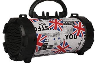 Mtr Bluetooth Wireless Portable Speaker Mt 806Whtrd (White And Red)