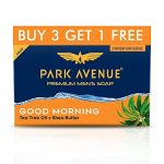 Park Avenue Good Morning Soap For Men, 125G (Pack Of 4)