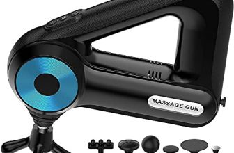 Arg Arogya Massage Gun For Full Body Deep Tissue Muscle Massage With 12 Attachments, Body Stiffness, Body Relaxation Relief Pain, Hand Held Portable, Easy To Carry With Better Grip