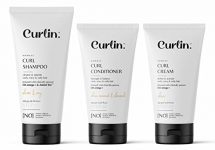 Curlin Curly Hair Shampoo (200G) + Conditioner (150G) + Curl Cream (150G) – Pack Of 3