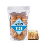 Sethji Dry Fruits & Nuts Figs (Anjeer) Pouch 1Kg Value Pack | Dried Figs | 100% Natural, Rich In Iron, Jumbo Size Brown Figs, 1Kg