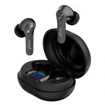 Ptron Bassbuds Ultima Anc Active Noise Cancelling Tws, Bluetooth 5.0 Wireless Headphone With Immersive Sound, Deep Bass, Hd Mic, Touch Control Earbuds, Voice Assistance & Ipx4 Water-Resistant (Black)