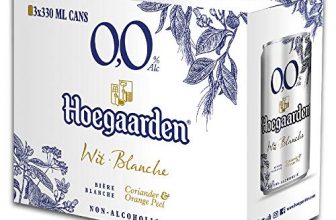 Hoegaarden 0.0 Non Alcoholic Wheat Beer Pack Of 3 , 3 X 330Ml