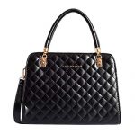 Lino Perros Faux Leather Handbag (Black)