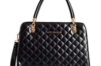 Lino Perros Faux Leather Handbag (Black)