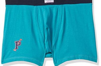 U.S. Polo Assn. Boy’S Mid-Waist Solid Cotton Spandex Trunks Pack Of 2 (Ikta-As3-P2_Lime/V.Green_L)