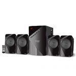 Imee Madrid 4.1 Home Theatre Music System | 1 Year Warranty | Japanese Technology | 38 Watt Sound System | 1 Woofer 4 Speakers