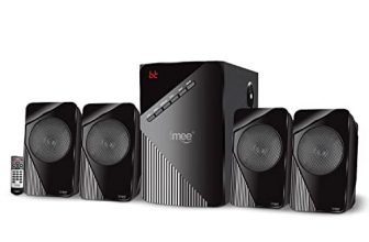 Imee Madrid 4.1 Home Theatre Music System | 1 Year Warranty | Japanese Technology | 38 Watt Sound System | 1 Woofer 4 Speakers