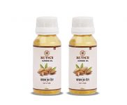 Sethji Almond Oil For Skin And Hairs A Cold Pressured Badam Tel / Oil Of 60 Ml (Pack Of 2 – 60Ml Each)